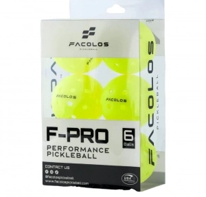 Bóng Pickleball Facolos F-Pro Performance Xanh (Hộp 6 quả)
