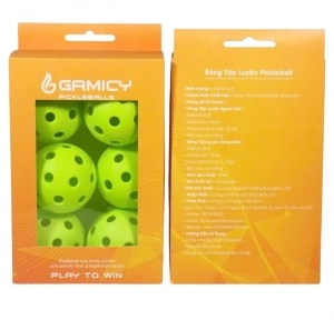 Bóng Pickleball Gamicy PG26L Indoor (Hộp 6 quả)