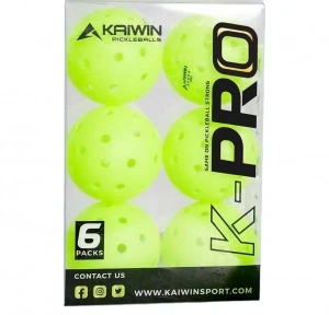 Bóng thi đấu Pickleball Kaiwin Pro (hộp 6 quả)